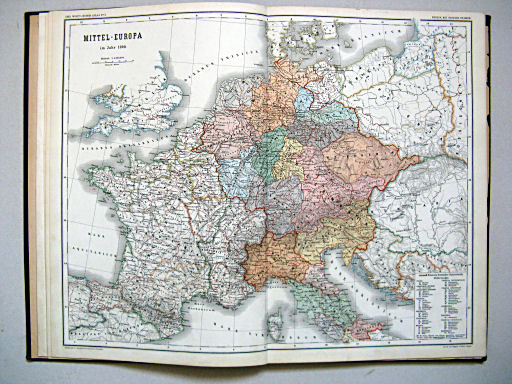 Carl Wolff's Historischer Atlas (1877)
3. Mittel-Europa im Jahre 1000