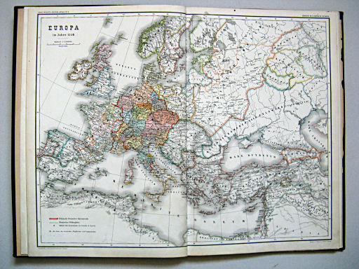 Carl Wolff's Historischer Atlas (1877)
4. Europa im Jahre 1150