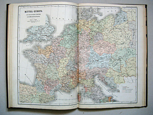 Carl Wolff's Historischer Atlas (1877)
7. Mittel-Europa nach seiner kirchlichen Eintheilung um die Mitte des XV. Jahrhunderts