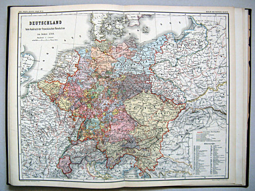 Carl Wolff's Historischer Atlas (1877)
14. Deutschland beim Ausbruch der französischen Revolution im Jahre 1789