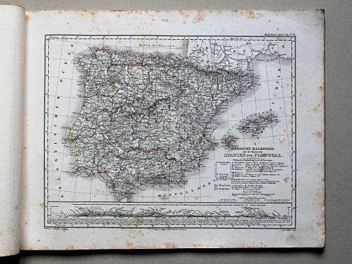 Roost, Allgemeiner Hand- und Schulatlas, 1852
6. Iberische Halbinsel