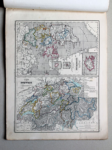 Roost, Allgemeiner Hand- und Schulatlas, 1852
11b. Karte der Schweiz