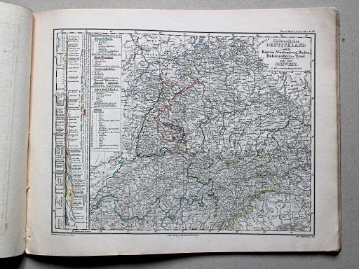 Roost, Allgemeiner Hand- und Schulatlas, 1852
15. Südwestliches Deutschland