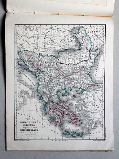 Roost, Allgemeiner Hand- und Schulatlas, 1852
20. Des Osmanischen Reiches Europäischer Theil