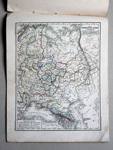 Roost, Allgemeiner Hand- und Schulatlas, 1852
21. Das Russische Reich in Europa