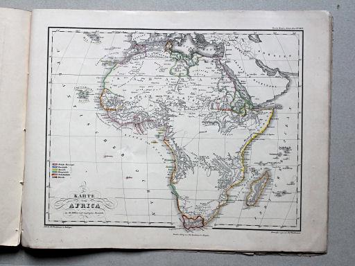 Roost, Allgemeiner Hand- und Schulatlas, 1852
24. Karte von Africa