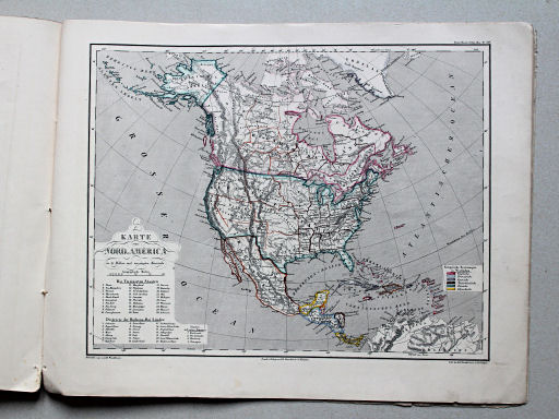 Roost, Allgemeiner Hand- und Schulatlas, 1852
25. Karte von Nord-America