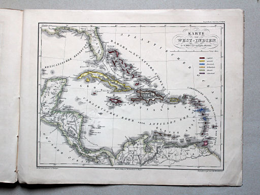 Roost, Allgemeiner Hand- und Schulatlas, 1852
27. Karte von West-Indien