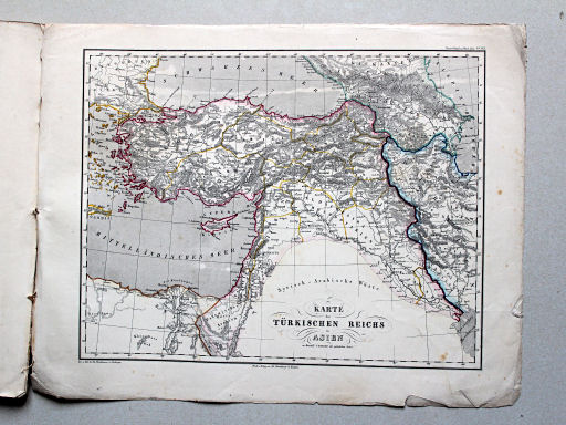 Roost, Allgemeiner Hand- und Schulatlas, 1852
30. Karte des Türkischen Reichs in Asien