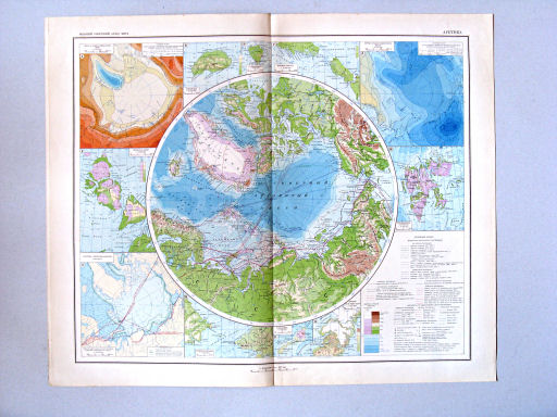 Большой Советский Атлас Мира I
18-19. Арктика