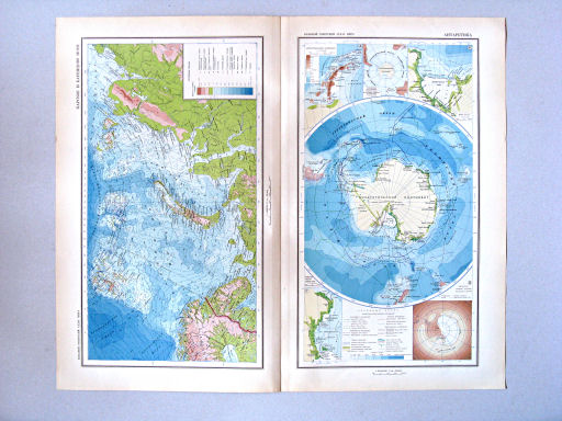 Большой Советский Атлас Мира I
20. Карское и Баренцово моря
21. Антарктика