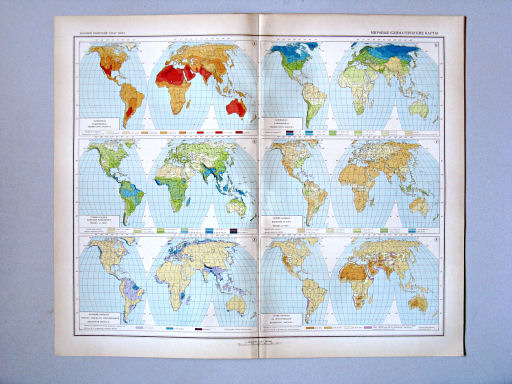 Большой Советский Атлас Мира I
36-37. Мировые климатические карты