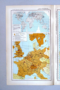 Большой Советский Атлас Мира I
52. Карты электрификации (мировая и Западной Европы)