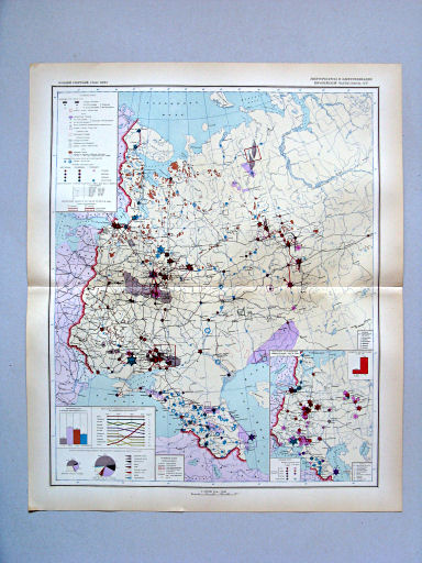 Большой Советский Атлас Мира I
129-130. Энергоресурсы и электрификация европейской части Союза ССР