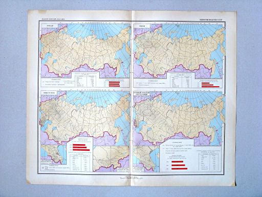 Большой Советский Атлас Мира I
157-158. Животноводство Союза ССР