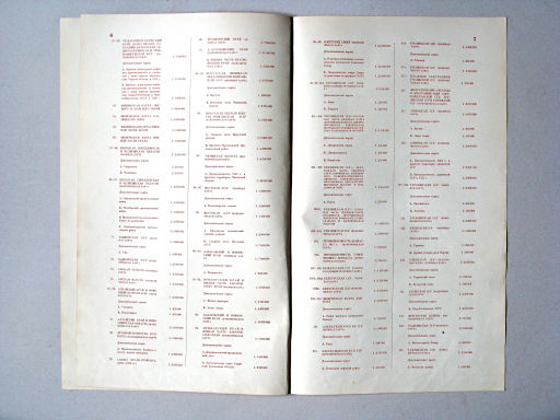 Большой Советский Атлас Мира II
Inhoudsopgave / Table of contents (2)