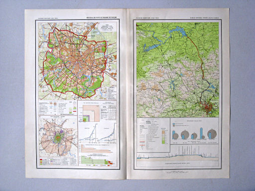 Большой Советский Атлас Мира II
22. Москва, её рост и реконструкция
23. Канал Москва-Волга (карта-схема)