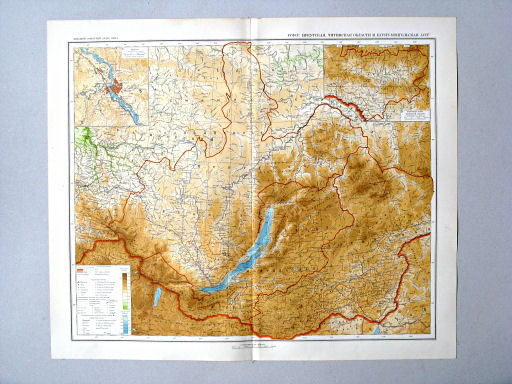 Большой Советский Атлас Мира II
82-83. РСФСР. Иркутская, Читинская области и Бурят-Монгольская АССР