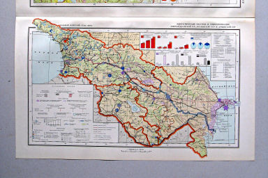 Большой Советский Атлас Мира II
116. Энергетические ресурсы и электрификация Азербайджанской ССР, Грузинской ССР и Армянской ССР