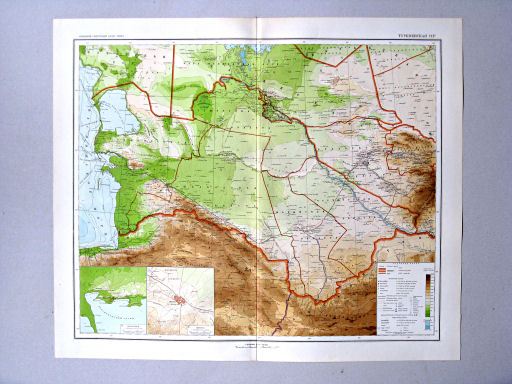 Большой Советский Атлас Мира II
119-120. Туркменская ССР