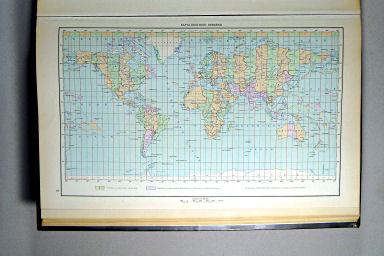 Атлас Мира / Atlas Mira (1954)
5. Карта поясного времени