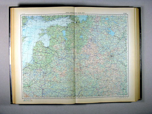 Атлас Мира / Atlas Mira (1954)
27-28. Запад европейской части СССР