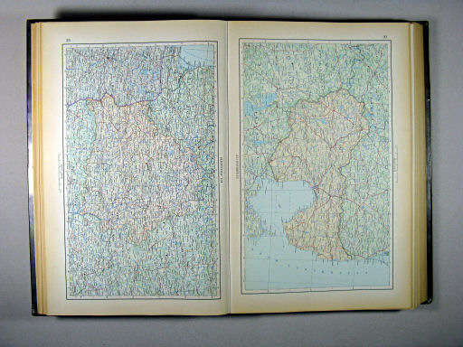 Атлас Мира / Atlas Mira (1954)
29. Белорусская ССР, политико-административная карта
30. Латвийская ССР, политико-административная карта