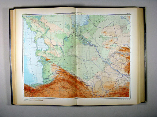 Атлас Мира / Atlas Mira (1954)
58-59. Средняя Азия (запад)
