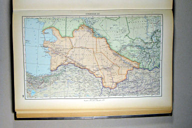 Атлас Мира / Atlas Mira (1954)
60. Туркменская ССР, политико-административная карта