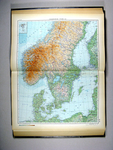 Атлас Мира / Atlas Mira (1954)
94-95. Скандинавские страны (юг)