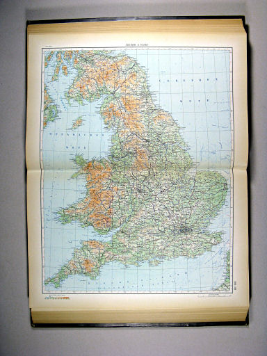 Атлас Мира / Atlas Mira (1954)
100-101. Англия и Уэльс