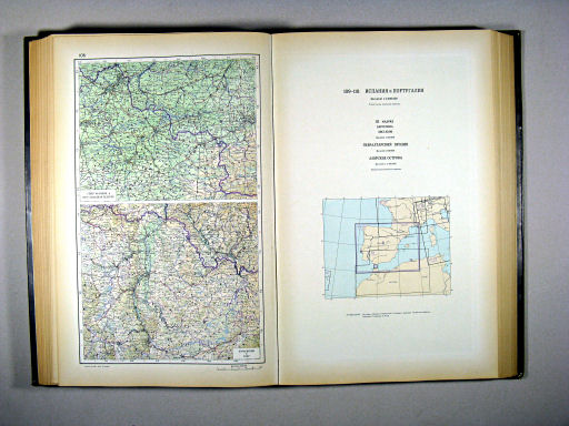 Атлас Мира / Atlas Mira (1954)
108. Север Франции и юго-западная Бельгия. Лотарингия и Саар