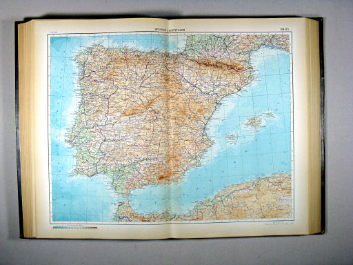 Атлас Мира / Atlas Mira (1954)
109-110. Испания и Португалия