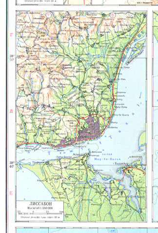Атлас Мира / Atlas Mira (1954)
111в. Лиссабон