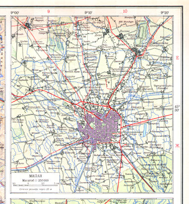 Атлас Мира / Atlas Mira (1954)
117а. Милан