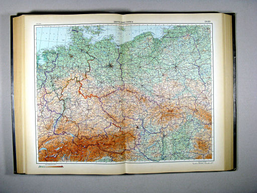 Атлас Мира / Atlas Mira (1954)
118-119. Центральная Европа