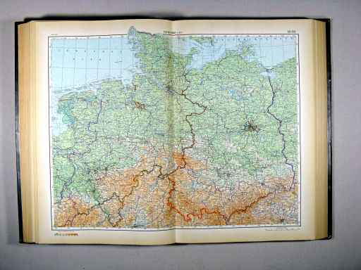 Атлас Мира / Atlas Mira (1954)
121-122. Германия (север)