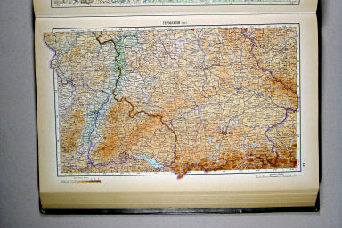 Атлас Мира / Atlas Mira (1954)
124. Германия (юг)