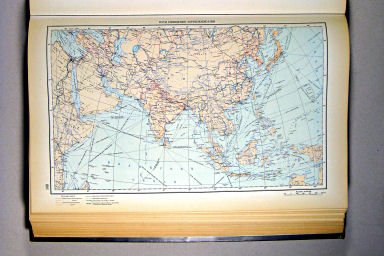 Атлас Мира / Atlas Mira (1954)
140. Пути сообщения зарубежной Азии