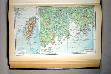 Атлас Мира / Atlas Mira (1954)
146. Тайвань. Район Кантона и Гонконг