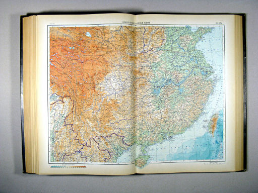 Атлас Мира / Atlas Mira (1954)
153-154. Центральный и южный Китай