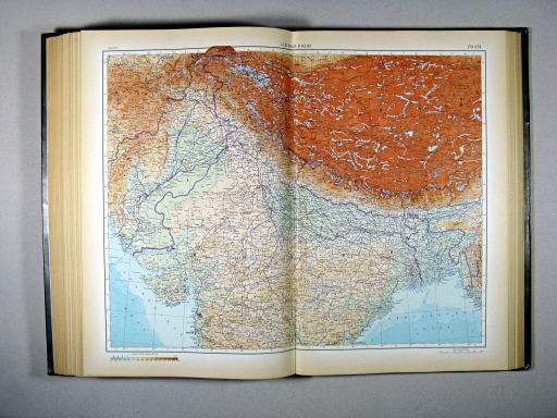 Атлас Мира / Atlas Mira (1954)
173-174. Северная Индия
