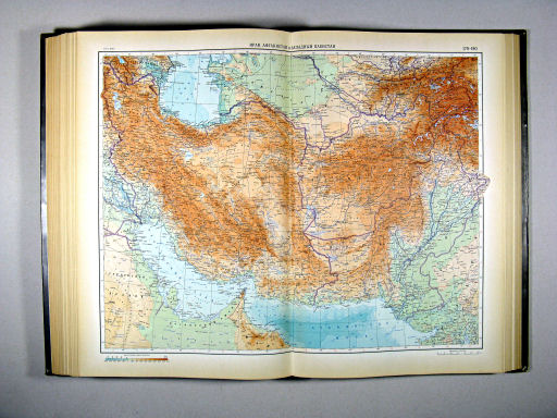 Атлас Мира / Atlas Mira (1954)
179-180. Иран, Афганистан, Западный Пакистан