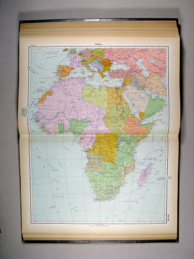 Атлас Мира / Atlas Mira (1954)
194-195. Африка, политическая карта