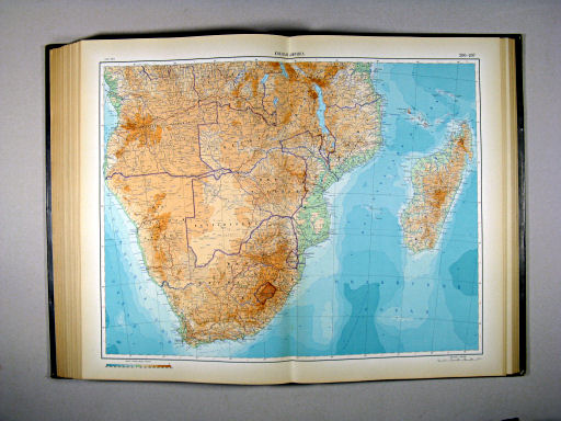 Атлас Мира / Atlas Mira (1954)
206-207. Южная Африка