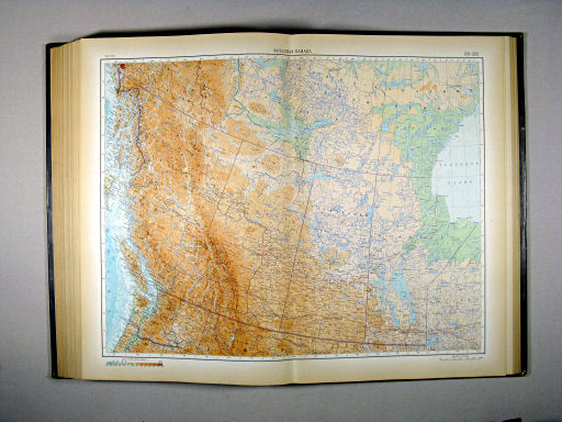Атлас Мира / Atlas Mira (1954)
221-222. Западная Канада