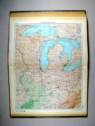 Атлас Мира / Atlas Mira (1954)
233-234. Северо-восточный центр США