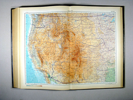 Атлас Мира / Atlas Mira (1954)
242-243. Запад США