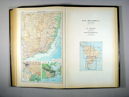 Атлас Мира / Atlas Mira (1954)
262. Юго-восток Бразилии