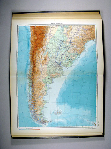 Атлас Мира / Atlas Mira (1954)
263-264. Южная Америка (юг)